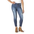 Women's Denizen From Levi's&reg; High-rise Cuffed Ankle Skinny Jeans, Size: 10, Blue