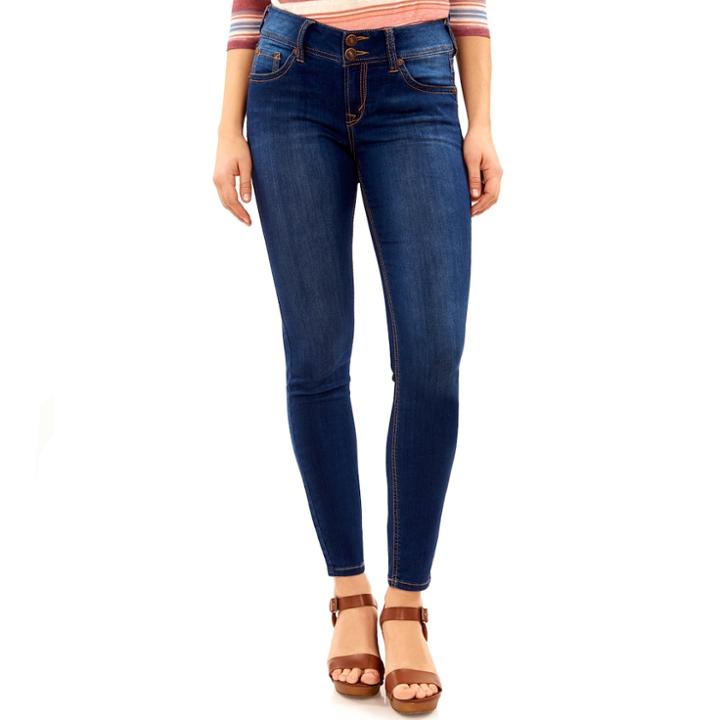 Juniors' Wallflower Ultra Skinny Jeans, Teens, Size: 17, Red Other