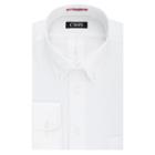 Men's Chaps Regular-fit Wrinkle-free Herringbone Dress Shirt, Size: M-32/33, White