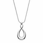 Dana Buchman Twisted Infinity Pendant Necklace, Women's, Silver