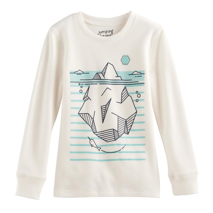 Boys 4-10 Jumping Beans&reg; Thermal Tee, Size: 7x, White Oth