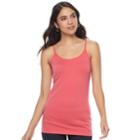 Women's Apt. 9&reg; Essential Seamless Camisole, Size: L/xl, Med Pink