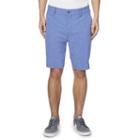 Men's Coolkeep Classic-fit Stretch Performance Flat-front Shorts, Size: 36, Blue Other