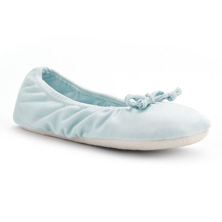 Muk Luks Women's Ballet Slippers, Size: Xl, Blue