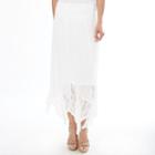 Women's Apt. 9&reg; Handkerchief Gauze Maxi Skirt, Size: Regular, White Oth
