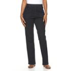 Women's Croft & Barrow&reg; Straight-leg Pull-on Jeans, Size: Xl Short, Blue