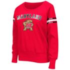 Women's Campus Heritage Maryland Terrapins Wiggin' Fleece Sweatshirt, Size: Xxl, Dark Red