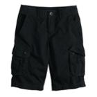 Boys 8-20 Urban Pipeline&reg; Twill Cargo Shorts, Size: 16, Black