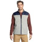 Men's Izod Spectator Fleece Vest, Size: Xl, Light Grey