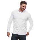 Big & Tall Croft & Barrow&reg; Classic-fit Easy-care Pique Polo, Men's, Size: Xl Tall, White