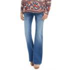 Maternity Oh Baby By Motherhood&trade; Secret Fit Belly&trade; Faded Flare Jeans, Women's, Size: Small, Med Blue
