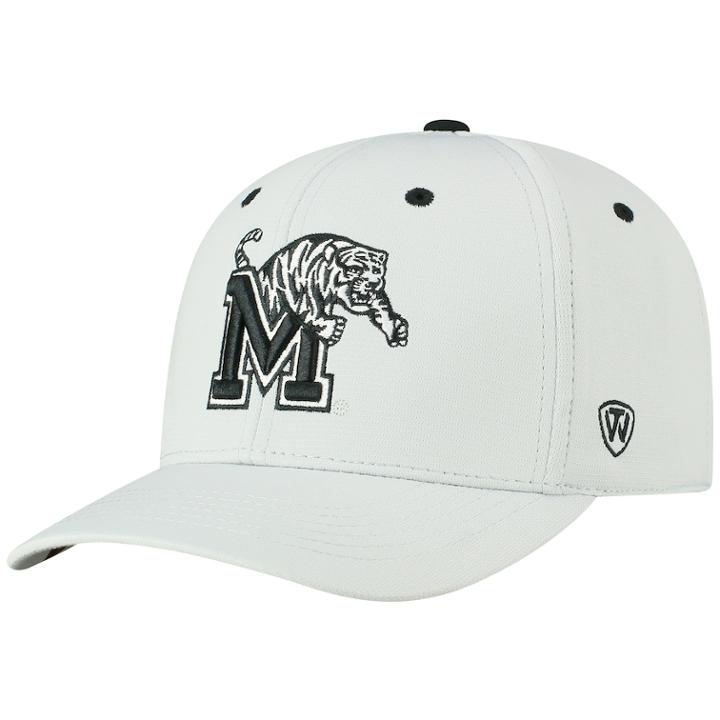 Adult Top Of The World Memphis Tigers High Power Cap, Men's, Light Grey