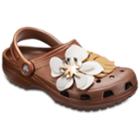 Crocs Classic Botanical Women's Clogs, Size: 9, Orange