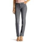Women's Lee Total Freedom Straight-leg Jeans, Size: 16 Avg/reg, Med Grey
