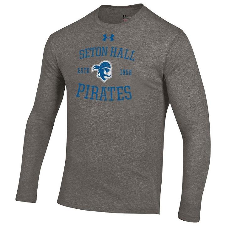 Men's Under Armour Seton Hall Pirates Triblend Tee, Size: Small, Ovrfl Oth