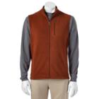Men's Croft & Barrow&reg; Arctic Fleece Vest, Size: Xxl, Dark Red