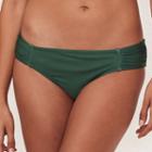 Women's Lc Lauren Conrad Beach Shop Ruched Bikini Bottoms, Size: Large, Green