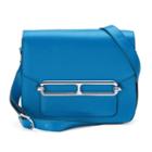 Donna Bella Harper Leather Shoulder Bag, Women's, Blue