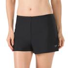 Women's Speedo Compression Swim Shorts, Size: 8, Black
