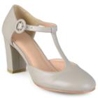 Journee Collection Talie Women's High Heels, Girl's, Size: 11, Light Grey