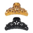 Mudd&reg; Filigree Claw Hair Clip Set, Women's, Brown