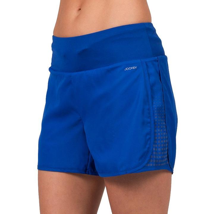 Women's Jockey Sport Reflective Running Shorts, Size: Xl, Blue (navy)