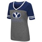 Women's Campus Heritage Byu Cougars Varsity Tee, Size: Medium, Grey (charcoal)