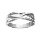 Sterling Silver Twist Ring, Women's, Size: 7, Grey