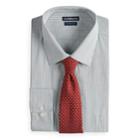 Men's Croft & Barrow&reg; Classic-fit Striped Dress Shirt And Patterned Tie, Size: S 32-33, Grey