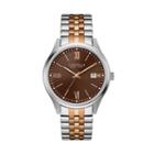 Caravelle New York By Bulova Men's Two Tone Stainless Steel Watch, Multicolor