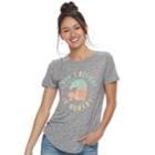 Juniors' I Don't Believe In Humans Unicorn Graphic Tee, Teens, Size: Small, Gray Heather