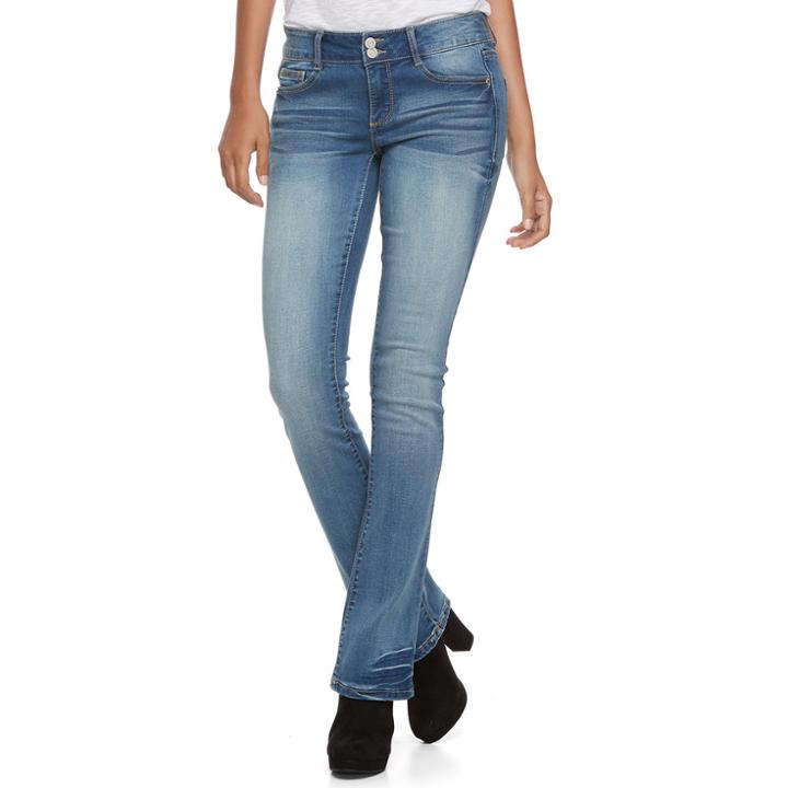 Juniors' Mudd&reg; Flx Stretch Bootcut Jeans, Teens, Size: 0, Blue Other