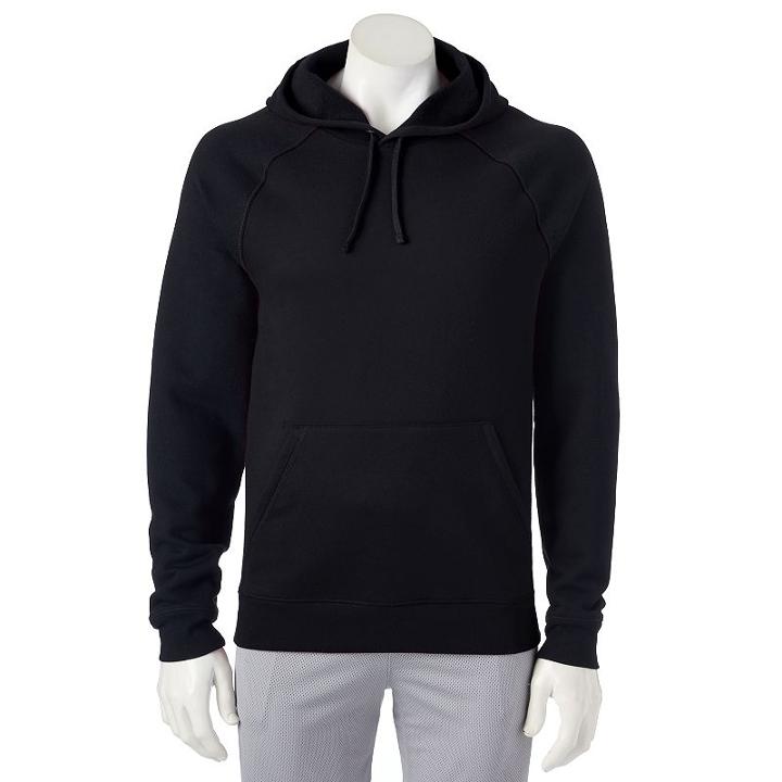 Big & Tall Tek Gear&reg; Fleece Hoodie, Men's, Size: Xl Tall, Black