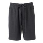 Men's Croft & Barrow&reg; True Comfort Sleep Shorts, Size: Large, Dark Grey