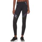 Women's Fila Sport&reg; Printed Carbon Workout Leggings, Size: Xl, Black