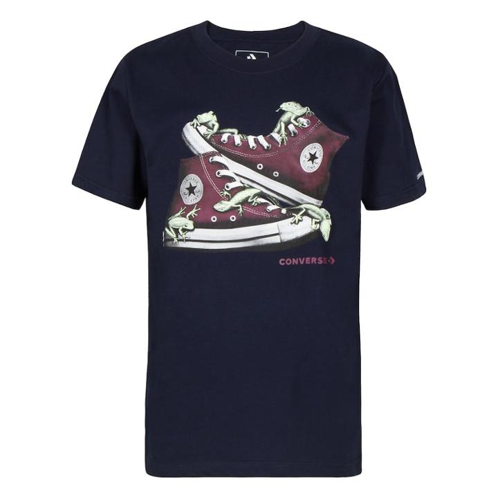 Boys 8-20 Converse Glow-in-the-dark Frog Chucks Tee, Size: Xl, Blue (navy)