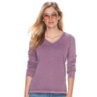 Women's Sonoma Goods For Life&trade; Ribbed French Terry Tee, Size: Xxl, Purple