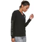 Women's Nike Sportswear Long Sleeve Graphic Top, Size: Medium, Grey (charcoal)