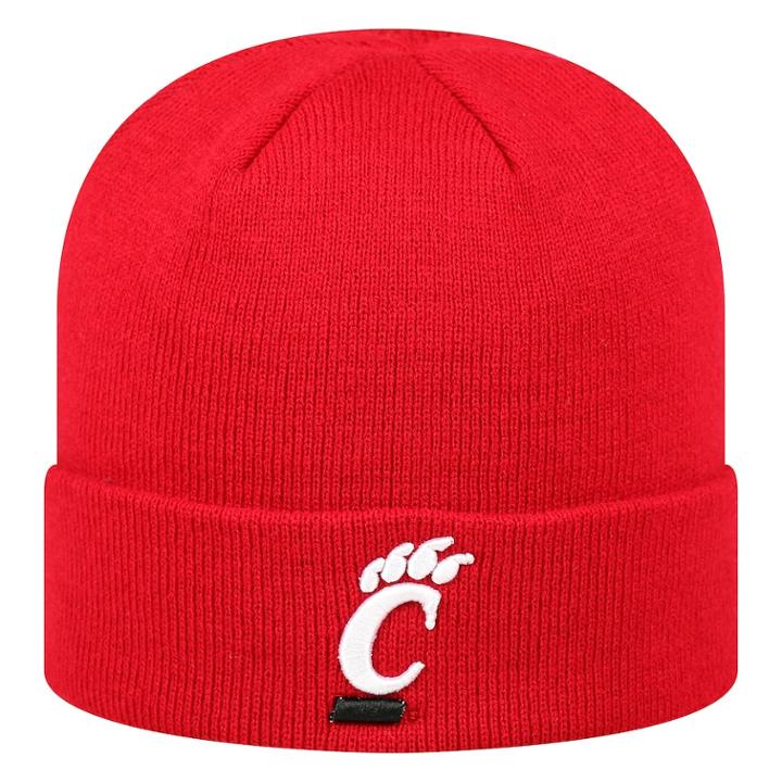 Adult Top Of The World Cincinnati Bearcats Tow Knit Beanie, Men's, Med Red