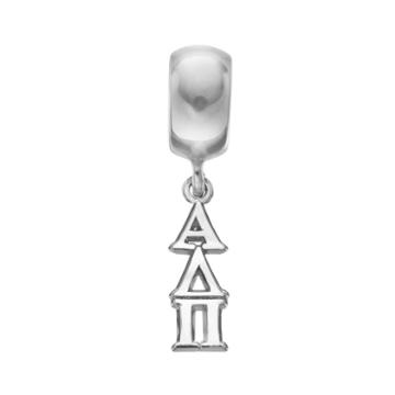 Logoart Sterling Silver Alpha Delta Pi Sorority Charm, Women's, Grey