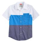Boys 8-20 Urban Pipeline&reg; Colorblock Maxwear Button-down Shirt, Size: Small, Blue (navy)