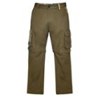 Men's Realtree Earthletics Modern-fit Ripstop Convertible Cargo Pants, Size: 48x32, Green