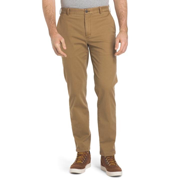 Men's Izod Saltwater Straight-fit Chino Pants, Size: 36x34, Red/coppr (rust/coppr)