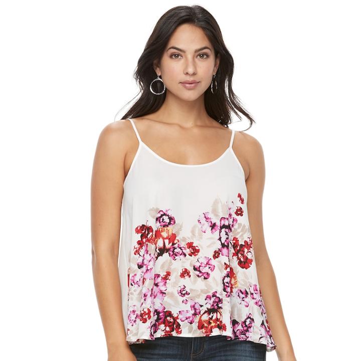 Women's Apt. 9&reg; Swing Camisole, Size: Xs, White