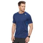 Men's Fila Sport&reg; Space-dyed Performance Tee, Size: Medium, Dark Blue