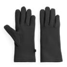 Women's Cuddl Duds Faux Fur Lined Flex Fit Tech Gloves, Black