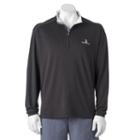 Men's Pebble Beach Classic-fit Quarter-zip Performance Pullover, Size: Small, Black