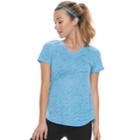 Women's Tek Gear&reg; Short Sleeve Tee, Size: Xl, Med Blue
