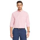 Men's Izod Coolfx Classic-fit Tattersall Plaid Moisture-wicking Button-down Shirt, Size: Large, Light Pink