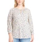Plus Size Chaps Floral Jersey Top, Women's, Size: 3xl, Pink